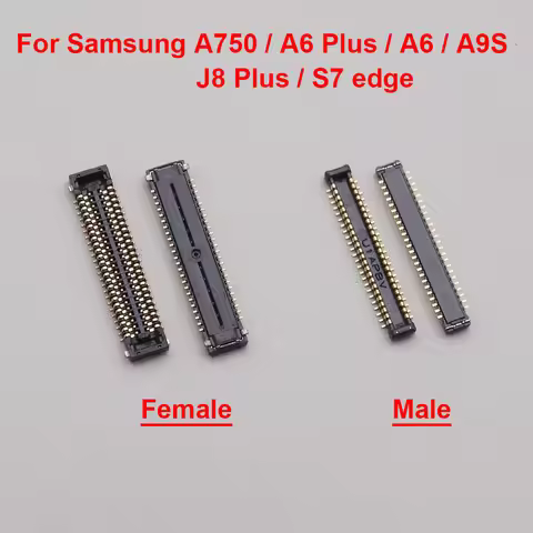 1pc LCD Display Screen FPC Connector For Samsung A7 2018 A750 / A6 A600 / A6 Plus A6+ 2018 A605 / A9