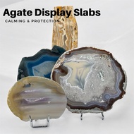 Gaello Agate Display Slab with Free Stand ( Same as Photo)