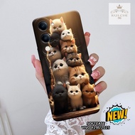 Vivo Y29S 2025 Case - Rajacase - Vivo Y29S 2025 casing - Cats case Motif - Cellphone protector - Viv