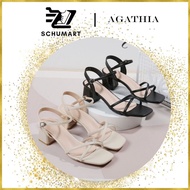 [BY SCHUMART] Agathia Women Livia Buckled Strap High Heels (9448)