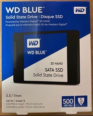 WD Blue 500gb SATA SSD 2.5 for laptops and notebooks western digital