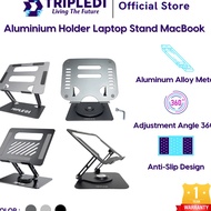 Tripledi Stand Laptop Aluminum Holder Macbook Adjustable Stand Not Desk Cashier POS Foldable