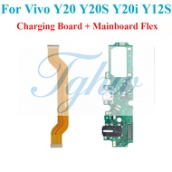 For Vivo Y20 Y20S Y20i Y12S USB Charging Pad Charger Port and Motherboard Flex Cable