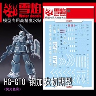 Water Decal HGGTO RCX-76-02 GUNCANNON FIRST TYPE IRON CAVALRY SQUADRON HG-06 Fluorescent color Stick