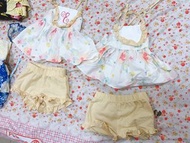 RR 6/9m 6-9m ricrac & ruffles 寶寶 套裝