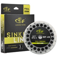 SF Full Sinking Fly Fishing Line Weight Forward Taper Fly Line for Freshwater WF4 5 6 7 8 9S 90FT IP