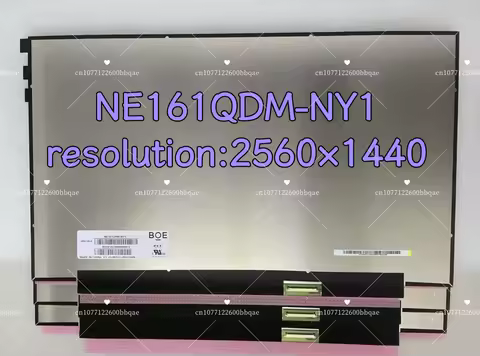 NE161QHM-NY1 Fit NE161QHM NY1 Laptop LCD Screen 16.1 Inch QHD 2560x1600 EDP 40pins 165Hz Matrix For 