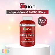 QUNOL Mega CoQ10 – Ubiquinol 100 mg 120 Tablets