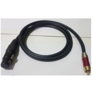 1 meter XLR female to RCA cable heavy duty