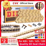 Set Rantai O-ring Oil Seal Motosikal CVK Untuk Rantai 428 DID 136 Link 520 525 530 rantai 120 Link d
