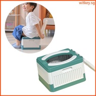 WIT Potty Training Seat for Camper Potty Chair Indoor Outdoor Mobile Fold Toilet