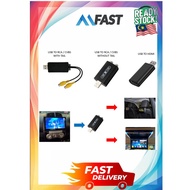 USB Interface To RCA / HDMI Video Out Adapter For 7862 TS10 TS18 5760B Android System Car Radio Dong