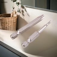 tatain 7 Pcs S2 Magnetic Star Screw Driver 5 Point Screwdriver Bits 50mm 1/4" Hex Shank T10 T15 T20 