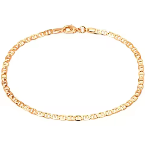 Gold Anklet for Women Flat Mariner Anklet 18K Gold Plated Flat Marina Link Anklets for Women Teen Gi
