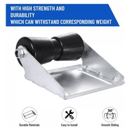 Popular-8 inch Keel Roller Assembly Kit with Roller Shaft & Bracket for Boat Houseboat Kayaking Trai