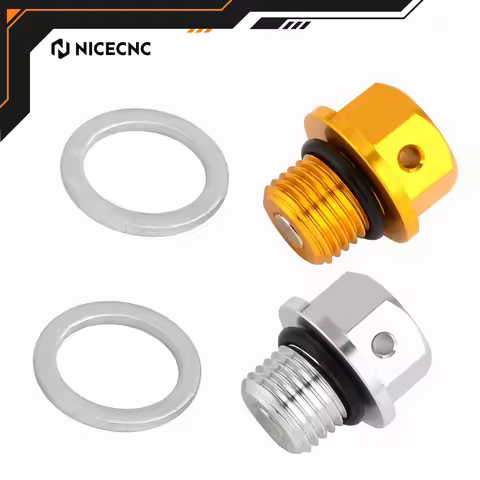 NICECNC Magnetic Oil Drain Plug Bolt For Suzuki RM80 RM125 RM250 RMX250 RMZ250 DRZ70 DRZ100 DRZ400S/