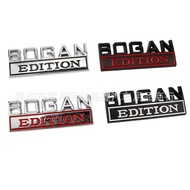 Suitable for Ford Modified Side Door Metal Car Sticker BOGAN EDITION Car Logo Fender Nameplate Label