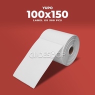 A6 Yupo Sticker Label 100x150mm 100x150 Barcode Sticker 100 x 150 mm contents 500 Pcs