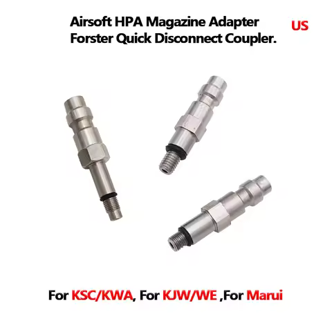 HPA Magazine Taps Valve Adapter Male Foster Probe Quick Disconnect Coupler (US-version) For KSC/KWA,