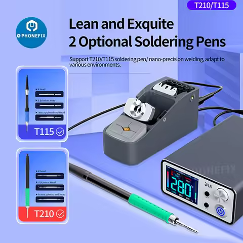 AIXUN T3B Smart Nano Soldering Station with T115 T210 Handles Rapid Welding Rework Station for Mobil