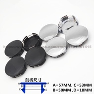 APP 4pcs 57mm Wheel Center Caps Hub For Mazda 2 3 4 5 6 CX-3 CX-4 CX-5 CX-7 MX-5 CX-8 Car Rim Dust-p