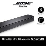 Bose TV Speaker - Small Soundbar for TV with Bluetooth and HDMI-ARC Connectivity Includes Remote Control and Optical audio cable Wall mountable Black