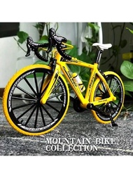 1:8合金山地自行車模型,鋳造金屬指尖自行車玩具,戶外山地自行車桌面裝飾玩具