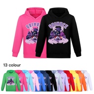 2023 NewGraphic Grimace Shake Hoodie Kids Long Sleeve Coats Baby Boys Cartoon Hoody Sweatshirt Girls