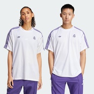 adidas Football Real Madrid Terrace Icons Jersey (Gender Neutral) Unisex White JF2581