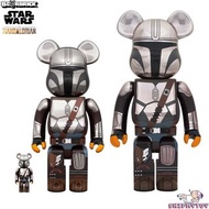 「預訂」BEARBRICK BE@RBRICK STAR WAR 星球大戰 THE MANDALORIAN CHROME Ver. 100% 400% 1000%