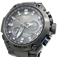 CASIOMR-G 日期混合 GPS 手錶 MRG-G1000D-1AJR，鈦金屬，太陽能，電波校時，黑色錶盤/黑色錶帶，男士 [二手]