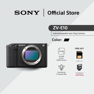 Sony ZV-E10 Interchangeable-Lens Digital Camera (Body Only) | ZV-E10 | Free Gift [64GB SD Card]