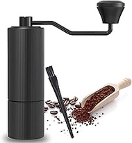 Coffee Grinder, Manual, Mortar Type, Stainless Steel Blade, Capacity 0.9 oz (25 g), Adjustable Coars