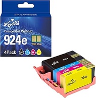 924e Ink Cartridges Multipack (With Chip) for HP 924 924e Large Capacity Print Cartridge for 8120 81