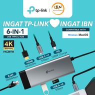 TP-Link USB Type-C 6-Port Hub UH6120C (6-in-1 Expansion) @ IBN