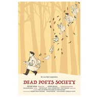 hanxuelioo Wall Art Poster Filem Dead Poets Society Canvas Cetak Seni Dinding untuk Hiasan Dinding B