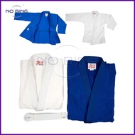 Martial Arts Uniform Judo Gi Kimono Competition 100% Cotton White 450gsm Judo Gi Single Weave Judo G