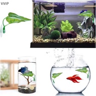 Vvsg Artificial Aquatic Plant Aquarium Landscaping, Artificial Betta Fish Leaves, Resting Leaves, Eg