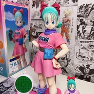 24cm Dragon Ball Z Bulma Figurine Glitter and Glamours Figure Bulma Action Figure Pvc Statue Collect