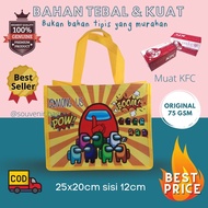 TAS ULTAH AMONG US  Tas Ulang Tahun Anak Among Us Murah Souvenir Terlaris (isi 10pcs) Imkpostor game