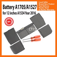 Battery A1705/ A1527 For 12inches A1534 2016 Free Screwdriver_Original