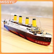 MISSYU Color Titanic Puzzle DIY Cruise Ship Assembled Model Kits Children Educational Toys MISSYU
