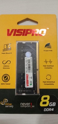 Ram Visipro Sodim 8Gb Ddr4 Pc 2666