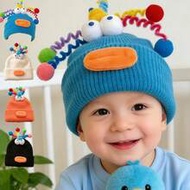 1pc Infant Wool Hat, Funny Bullet Planet Design, Baby Girl Warm Beanie For Autumn/Winter, Suitable F