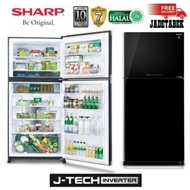 SHARP SJIG963PGBK KULKAS 2 PINTU INVERTER KAPASITAS JUMBO 656 LITER