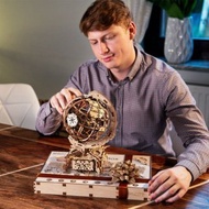 偷偷為男友準備的手工禮物WOODEN CITY World Globe 木製地球儀