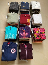 Paket usaha borongan thrift crewneck, hoodie RANDOM isi 10pcs