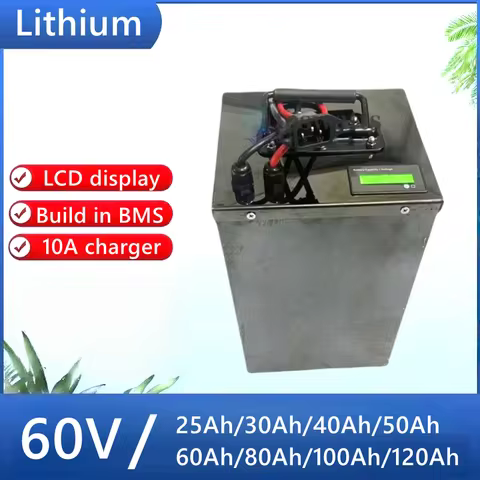 17S 60V 20Ah 30Ah 40Ah 50Ah 60Ah 80Ah 100Ah 120Ah lithium ion battery pack for 1000W 2000W 3000W 500