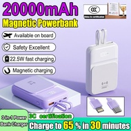 ✅3C Certification✅Magnetic Powerbank 20000mAh Wireless Powerbank Fast Charging Powerbank Camping Bui