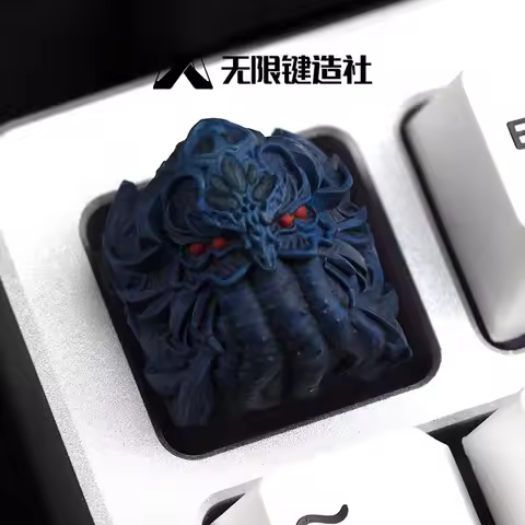 Cthulhu Hastur Artisan Keycaps Resin Custom DIY Personalized Keyboard Cap Anime Cute KeyCap for Mech